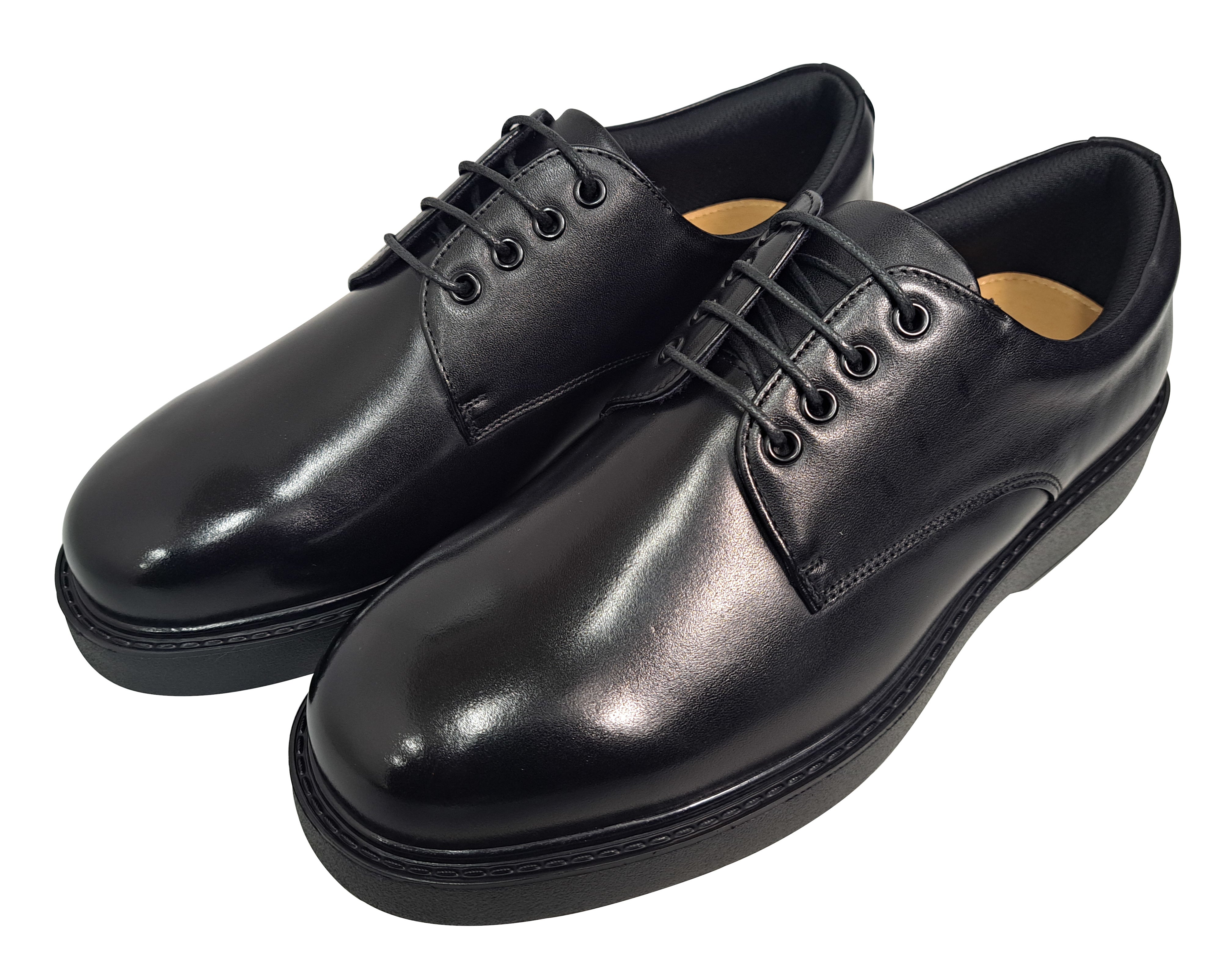 BEAMS DESIGN]本革ビジネスシューズ プレーントゥ ダブルグリップ